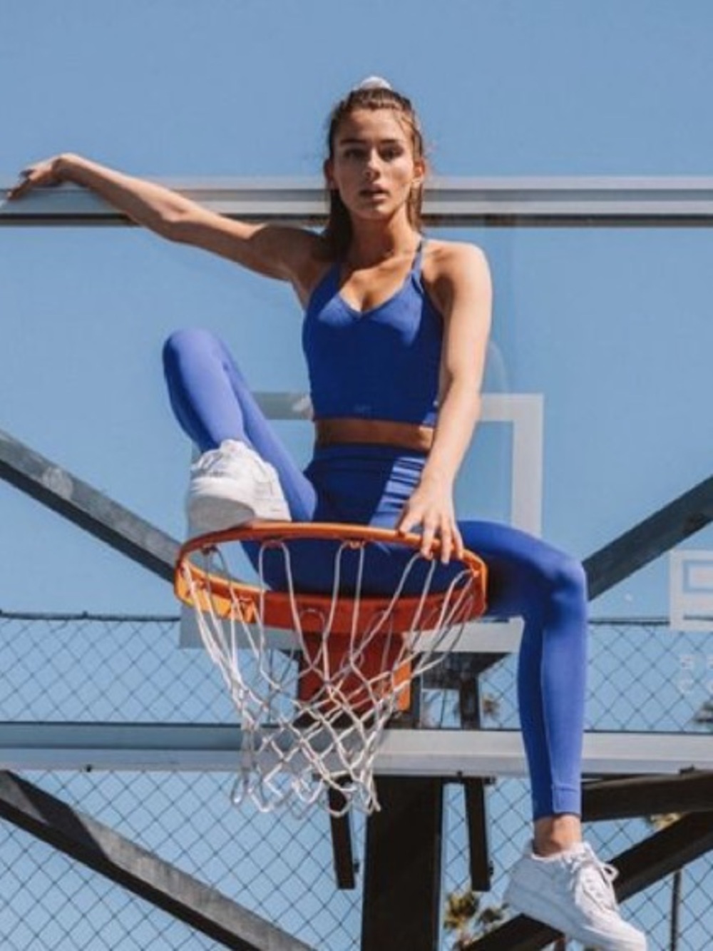 SET ACTIVE Sculptflex High Rise Seamless Blue Leggings
